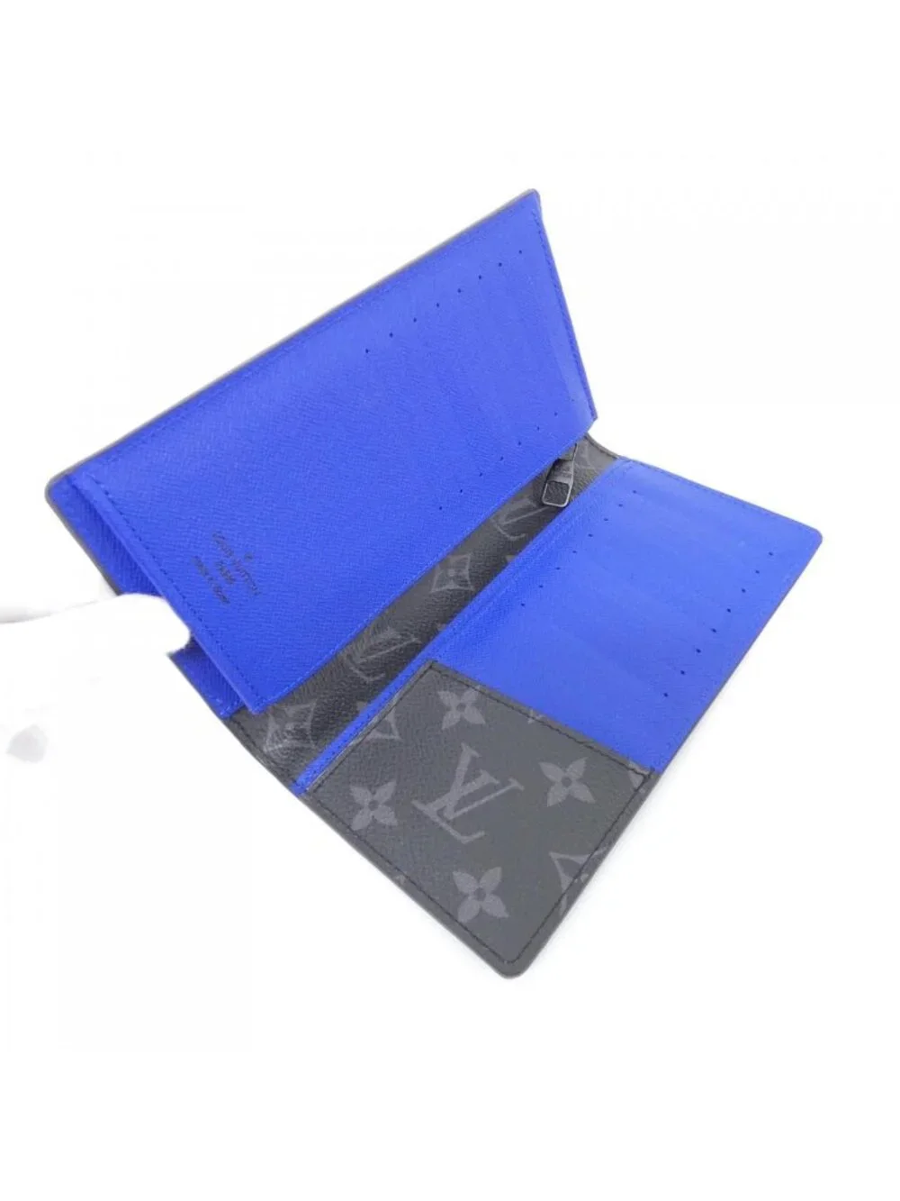 Louis Vuitton Epi Monogram Eclipse Portefeuille Brazza Wallet
